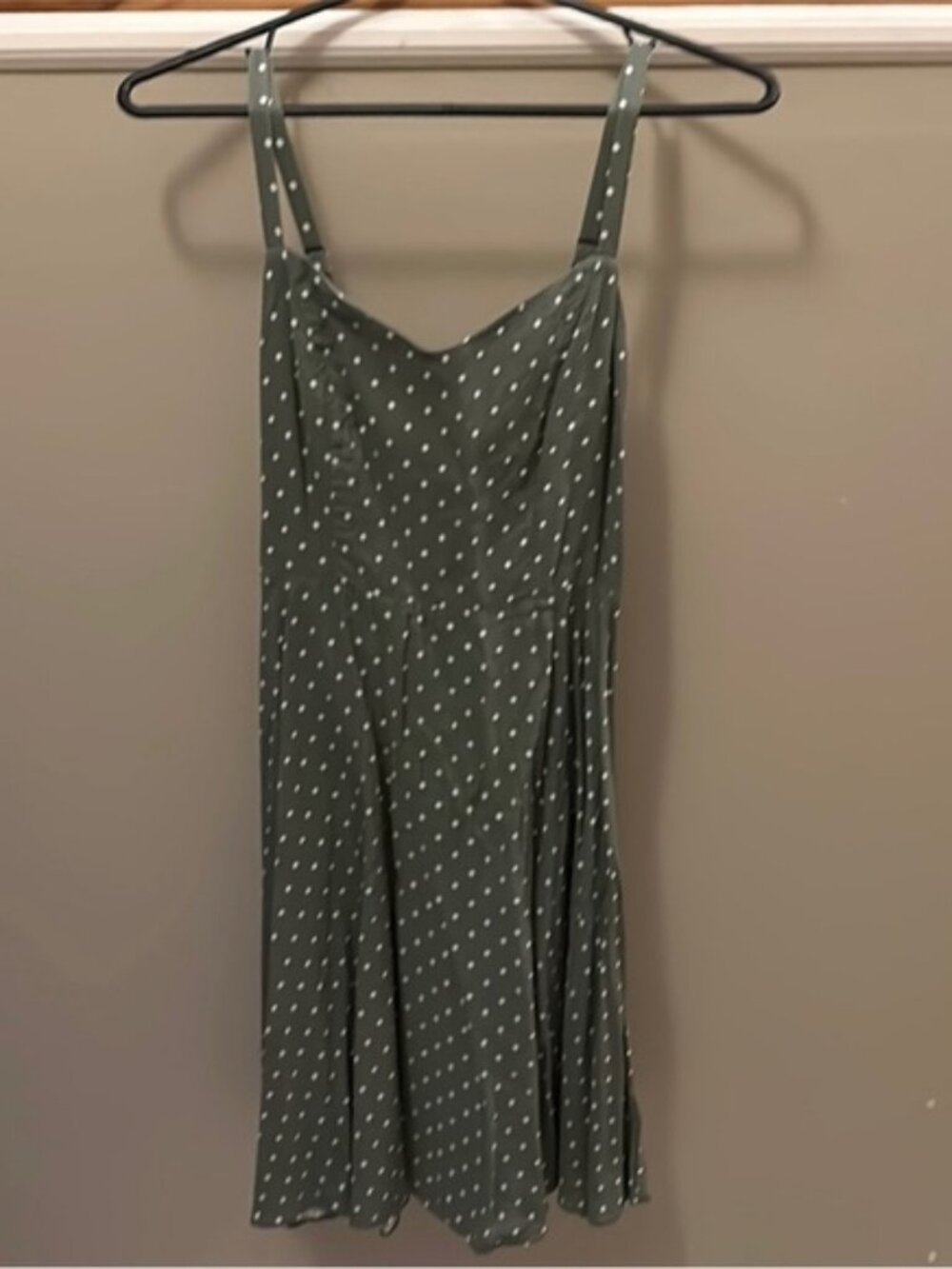 Polka Dot Green Dress